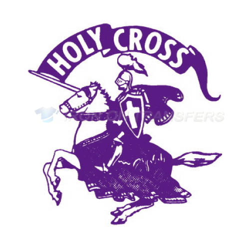 Holy Cross Crusaders Logo T-shirts Iron On Transfers N4566 - Click Image to Close